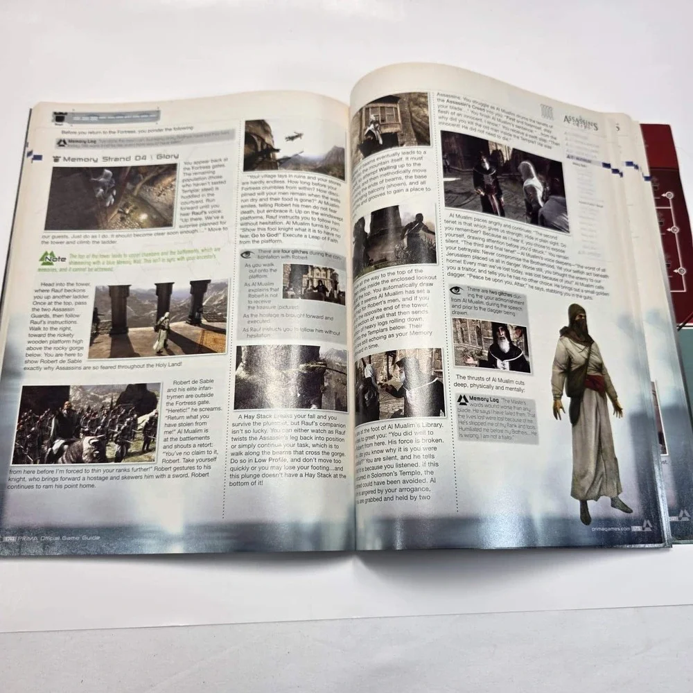 Assassins Creed Prima Official Game Guide with Map 2007 ISBN 0761555579